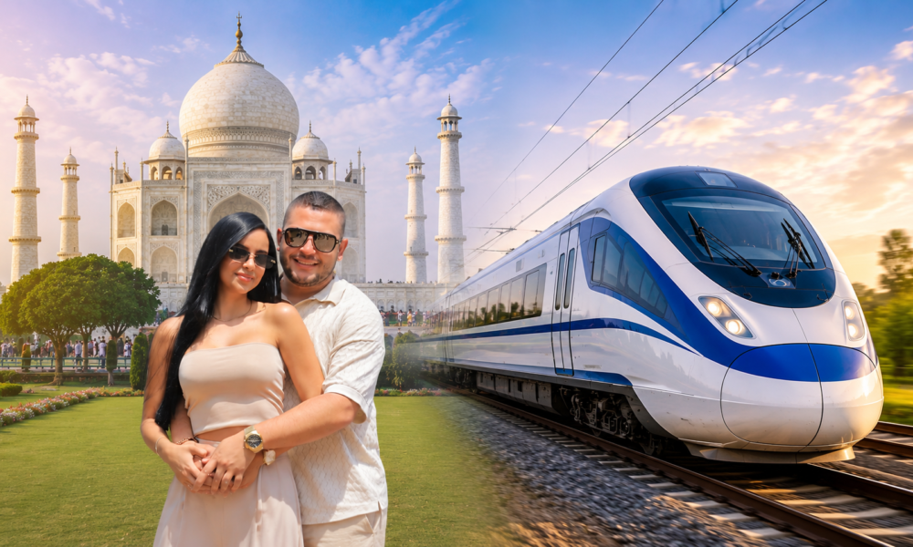 Same Day Agra Taj Mahal Tour by Gatimaan Express Train