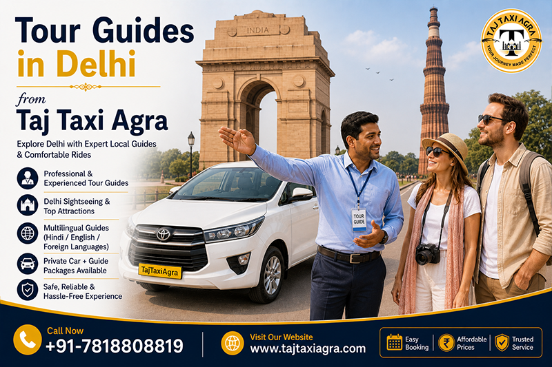 Book Tour Guide Services in Delhi