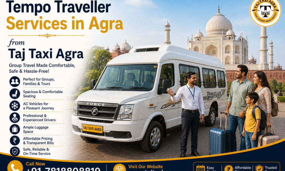 Tempo Traveller in Agra