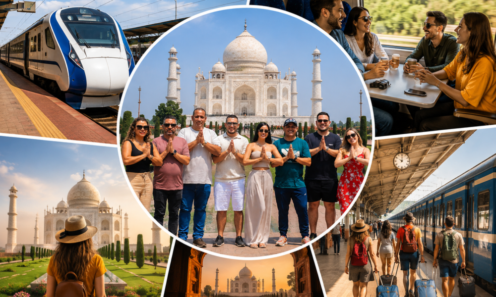 Taj Mahal Tour By Train