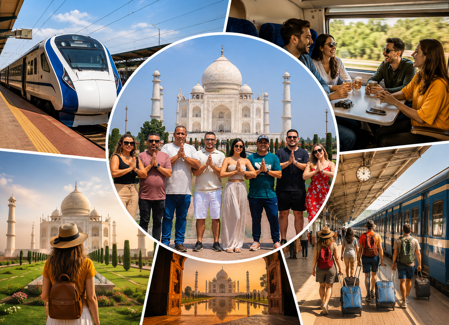 Taj Mahal Tour By Train